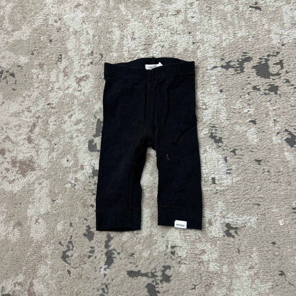 Miles Baby Black Pants Size 3 Months